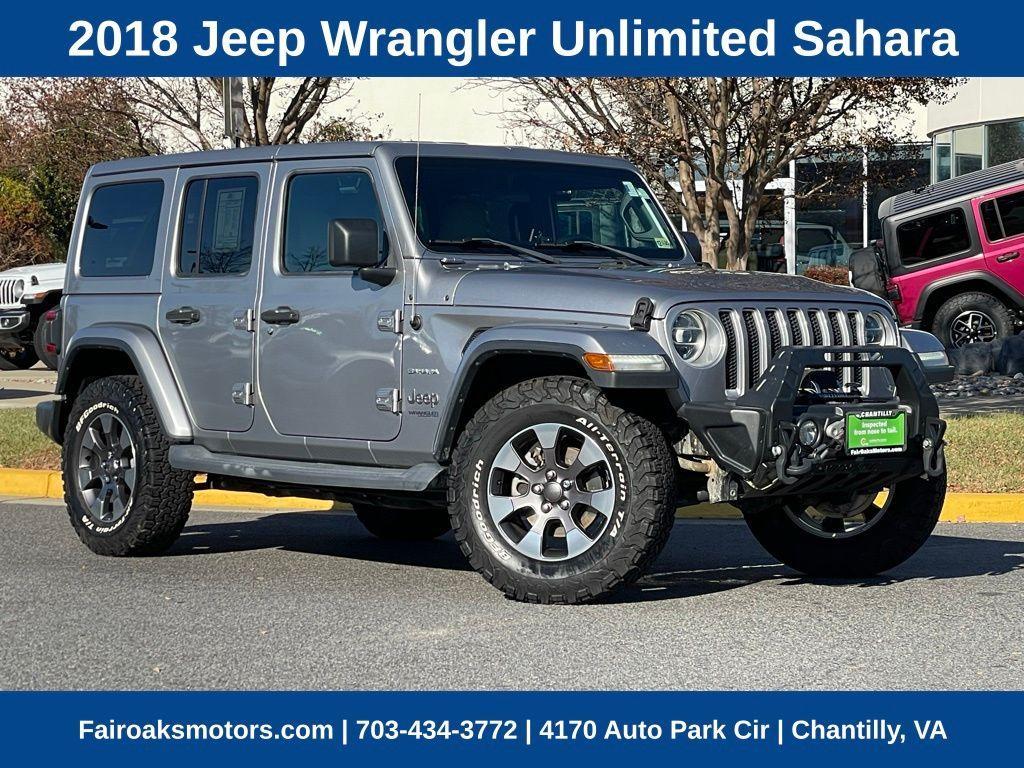 used 2018 Jeep Wrangler Unlimited car, priced at $25,688