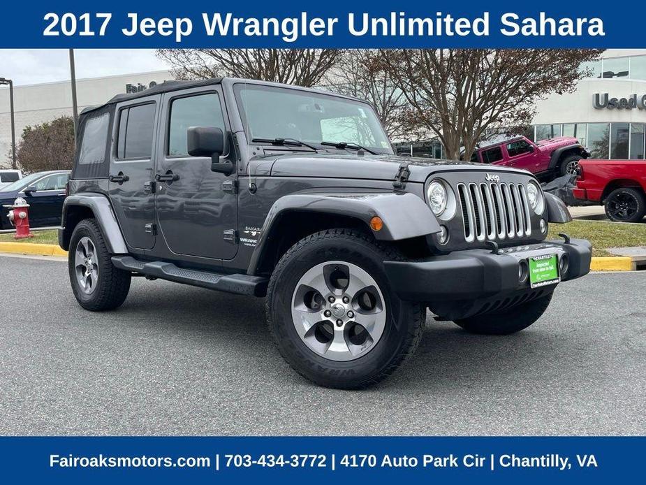 used 2017 Jeep Wrangler Unlimited car, priced at $18,764