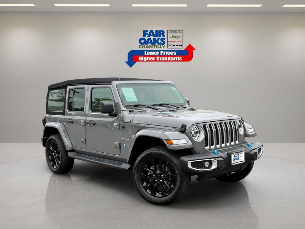 used 2022 Jeep Wrangler Unlimited 4xe car, priced at $34,699