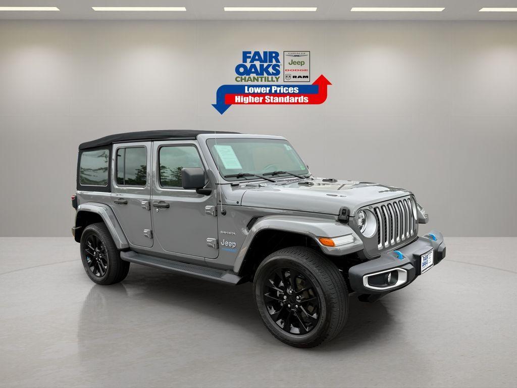 used 2022 Jeep Wrangler Unlimited 4xe car, priced at $34,699