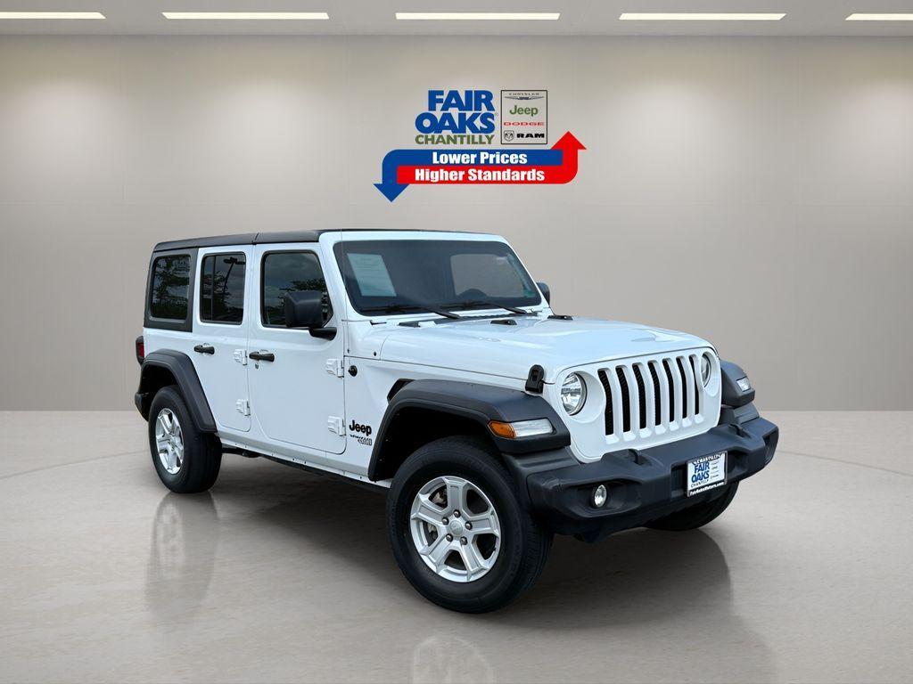 used 2021 Jeep Wrangler Unlimited car, priced at $33,910