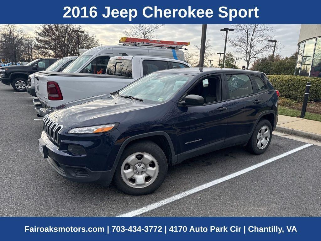 used 2016 Jeep Cherokee car, priced at $13,026