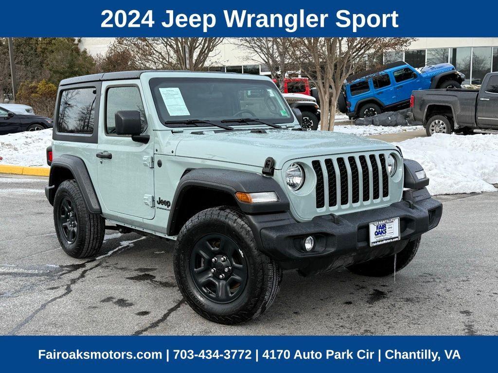 used 2024 Jeep Wrangler car, priced at $32,000