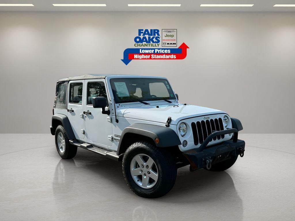 used 2015 Jeep Wrangler Unlimited car, priced at $18,599