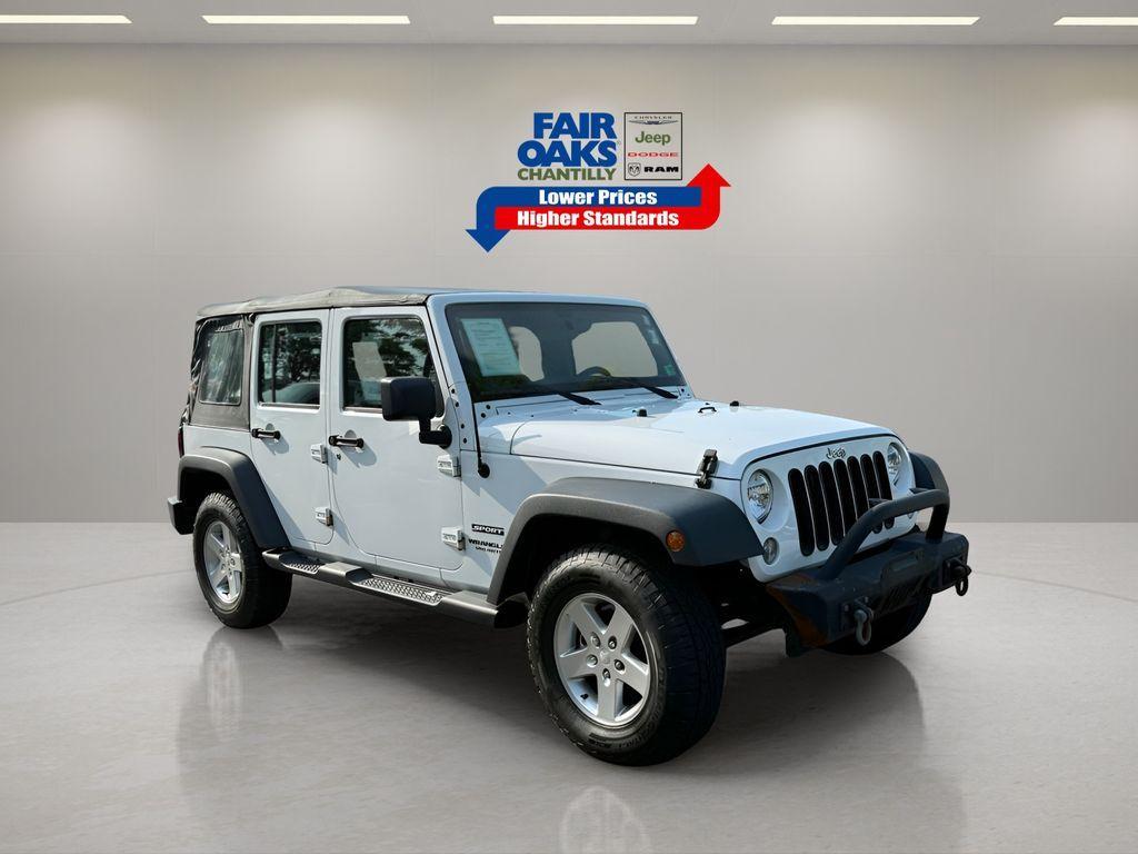 used 2015 Jeep Wrangler Unlimited car, priced at $18,599