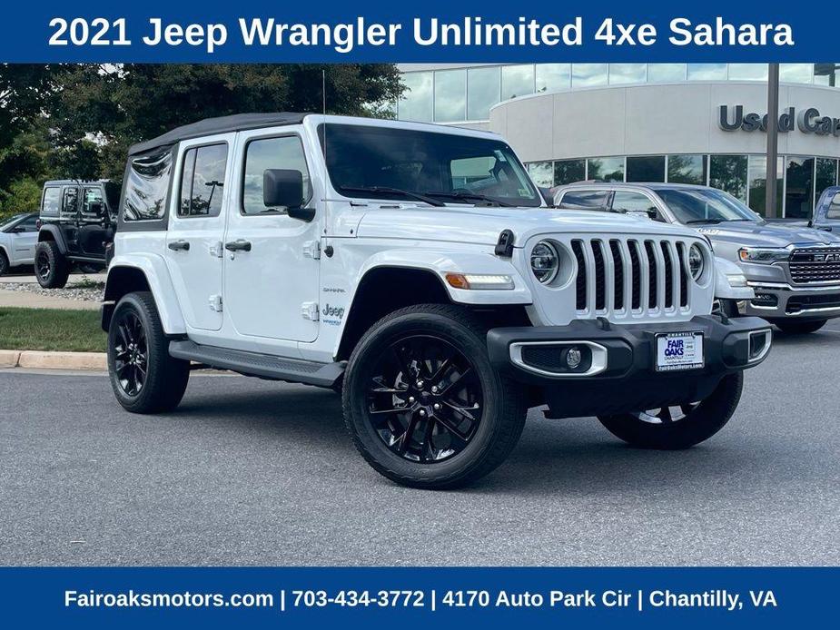 used 2021 Jeep Wrangler Unlimited 4xe car, priced at $32,754