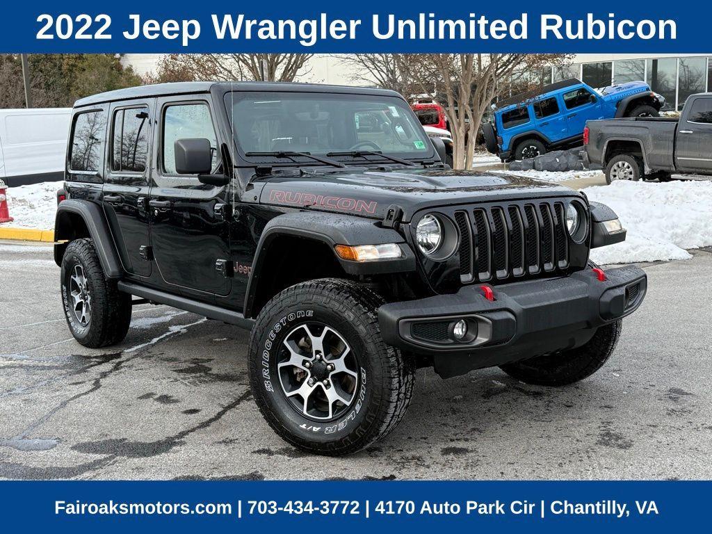 used 2022 Jeep Wrangler Unlimited car, priced at $33,951