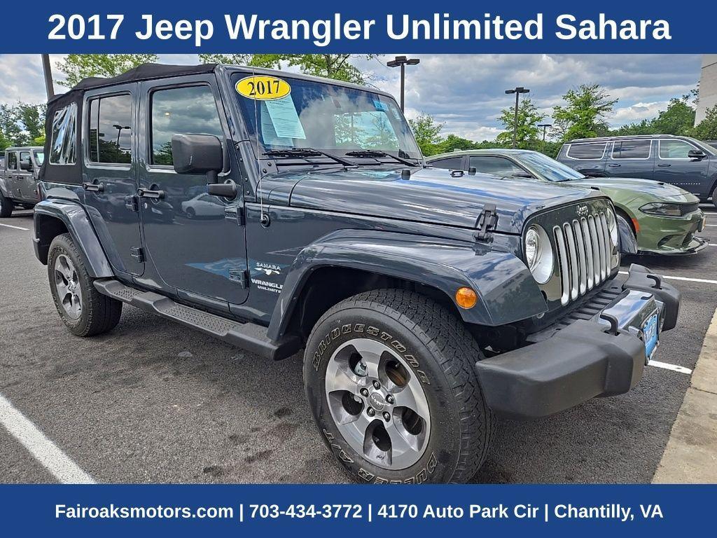 used 2017 Jeep Wrangler Unlimited car, priced at $25,635