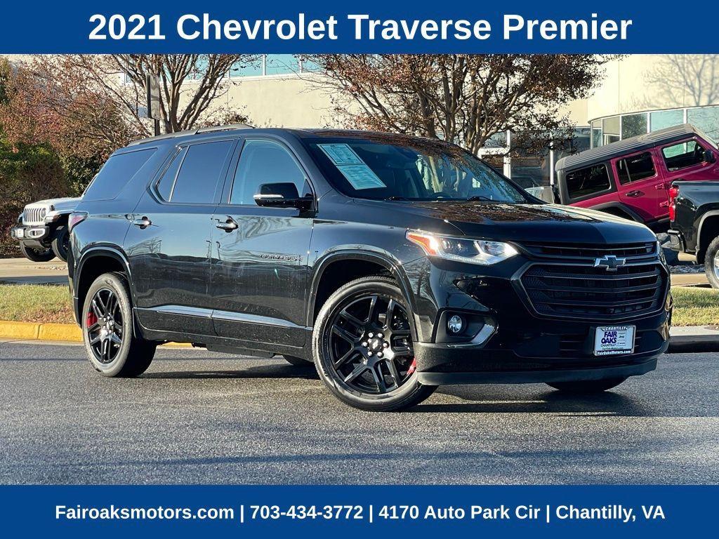 used 2021 Chevrolet Traverse car, priced at $27,483