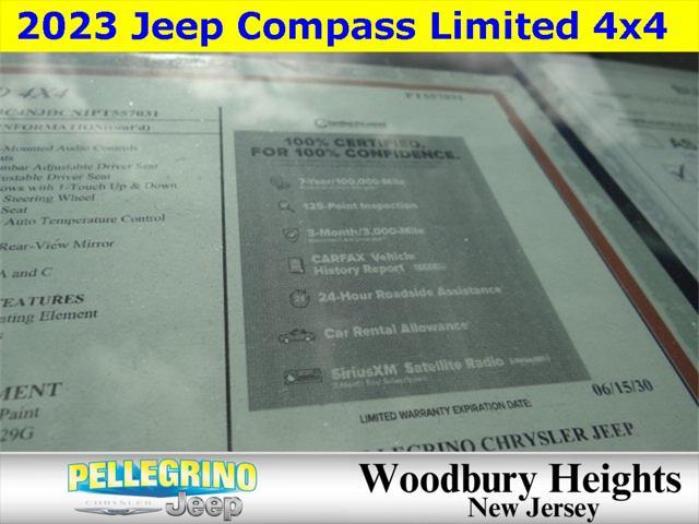 used 2023 Jeep Compass car, priced at $28,577