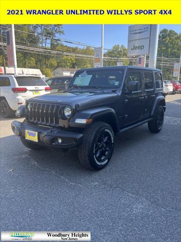 used 2021 Jeep Wrangler Unlimited car, priced at $32,898