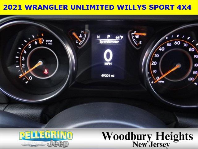 used 2021 Jeep Wrangler Unlimited car, priced at $31,577