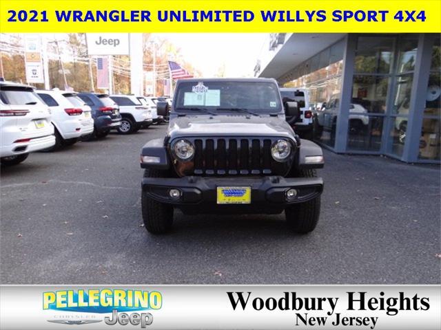 used 2021 Jeep Wrangler Unlimited car, priced at $31,577