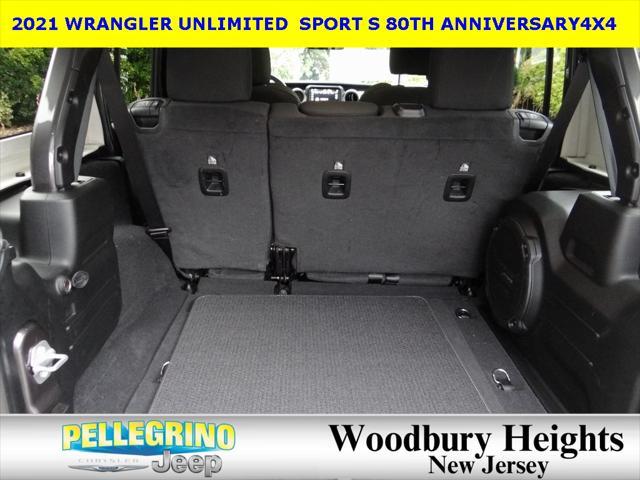 used 2021 Jeep Wrangler Unlimited car, priced at $35,298