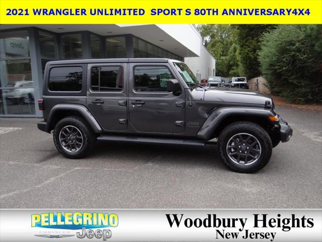 used 2021 Jeep Wrangler Unlimited car, priced at $35,298