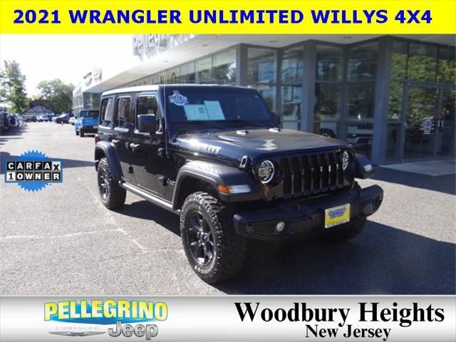 used 2021 Jeep Wrangler car, priced at $33,477