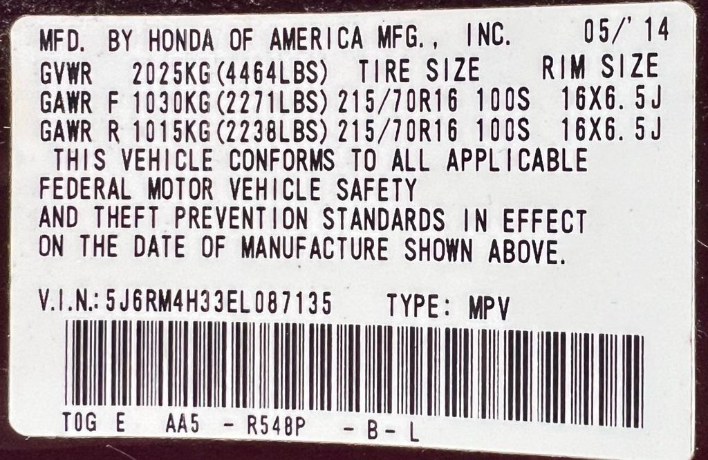 used 2014 Honda CR-V car, priced at $12,674