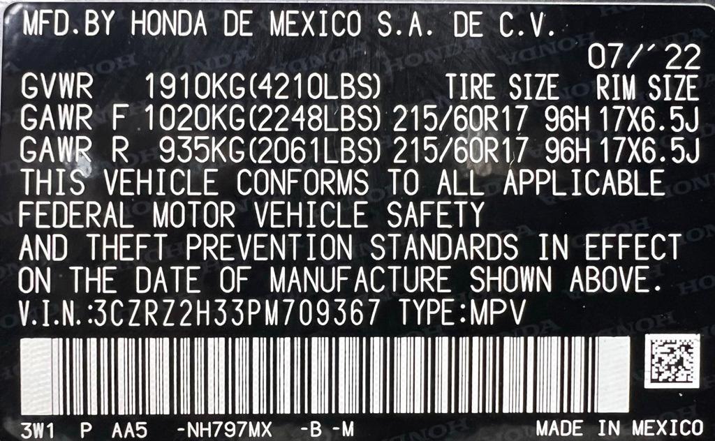 used 2023 Honda HR-V car, priced at $24,626