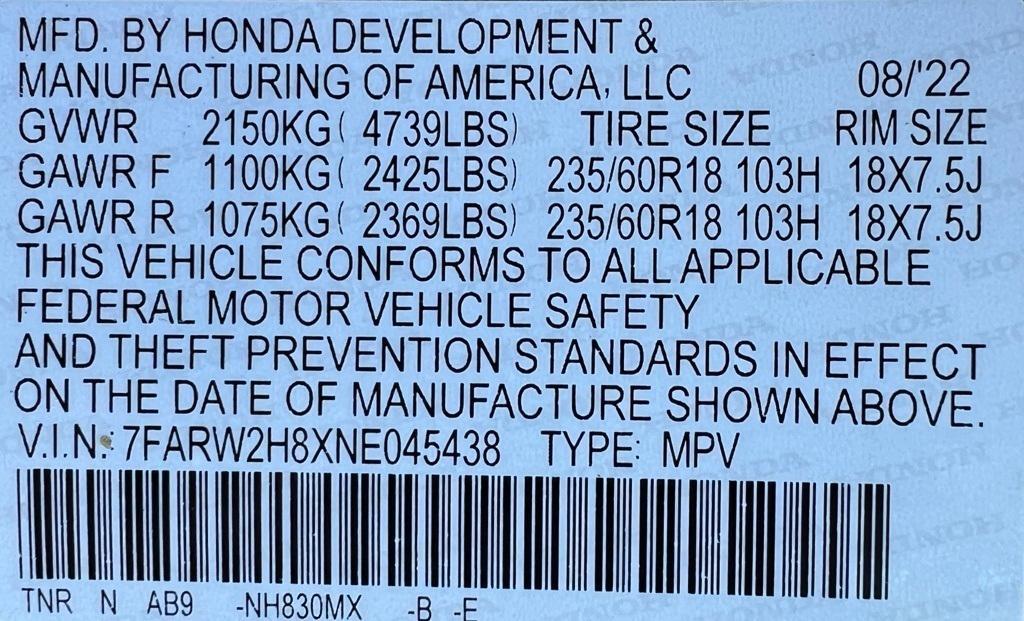 used 2022 Honda CR-V car, priced at $27,674