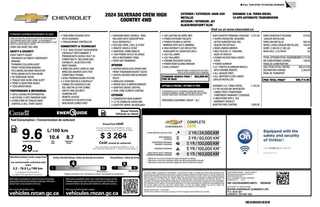 used 2024 Chevrolet Silverado 1500 car, priced at $52,493