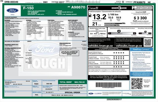 used 2023 Ford F-150 car, priced at $38,699