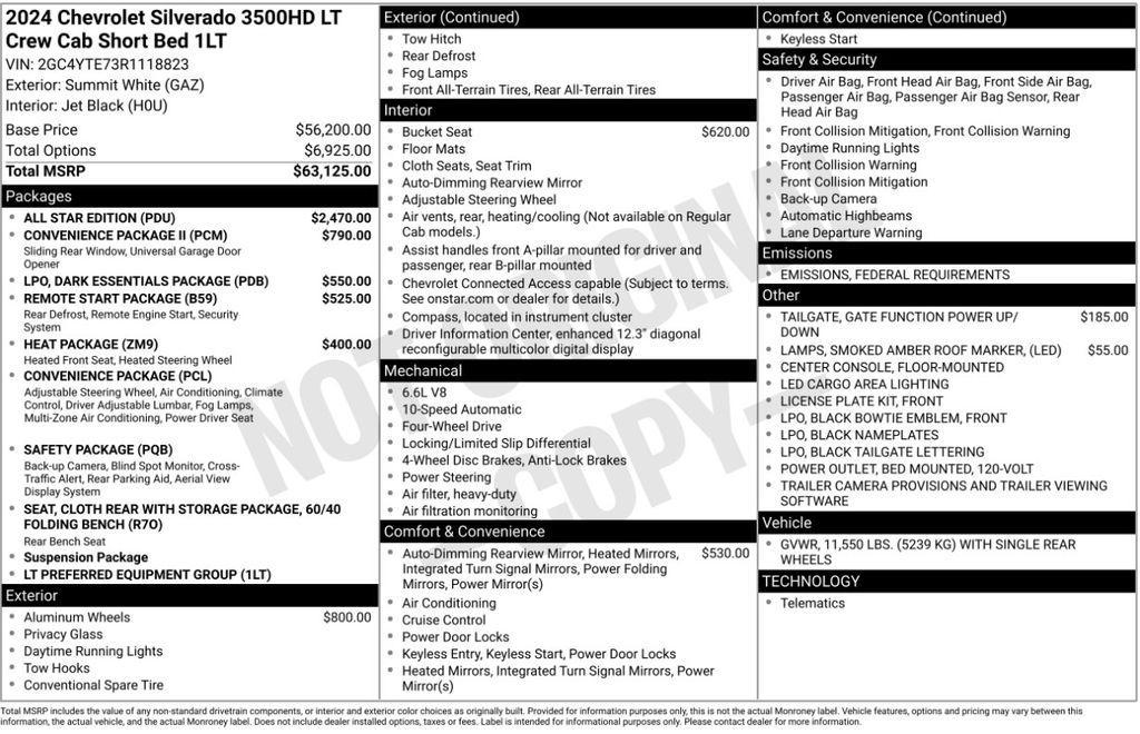 used 2024 Chevrolet Silverado 3500 car, priced at $51,793