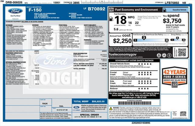 used 2020 Ford F-150 car, priced at $28,799