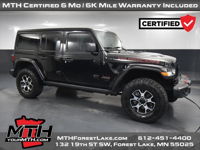 used 2021 Jeep Wrangler Unlimited car, priced at $35,199