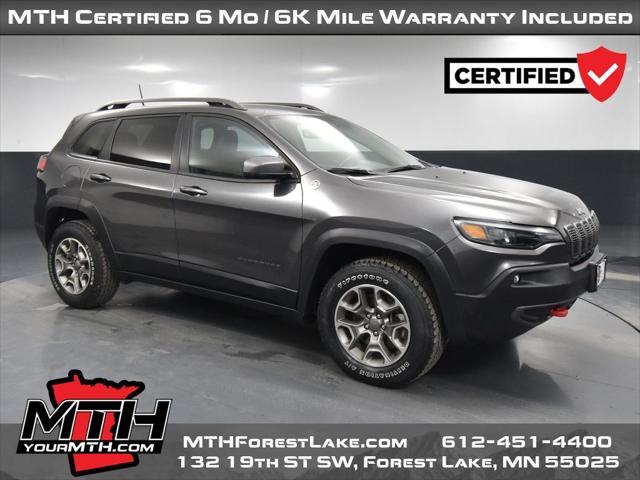 used 2021 Jeep Cherokee car, priced at $23,399