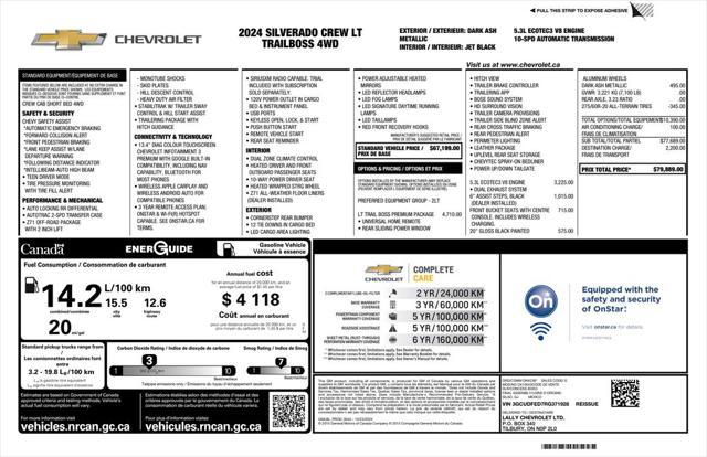 used 2024 Chevrolet Silverado 1500 car, priced at $55,299