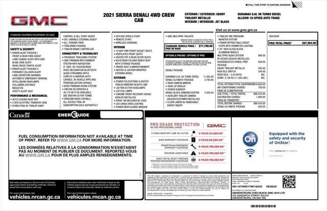 used 2021 GMC Sierra 2500 car, priced at $50,500