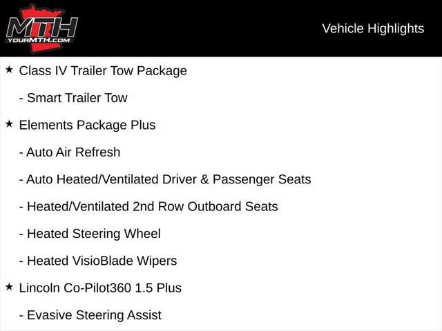 used 2022 Lincoln Aviator car, priced at $49,299