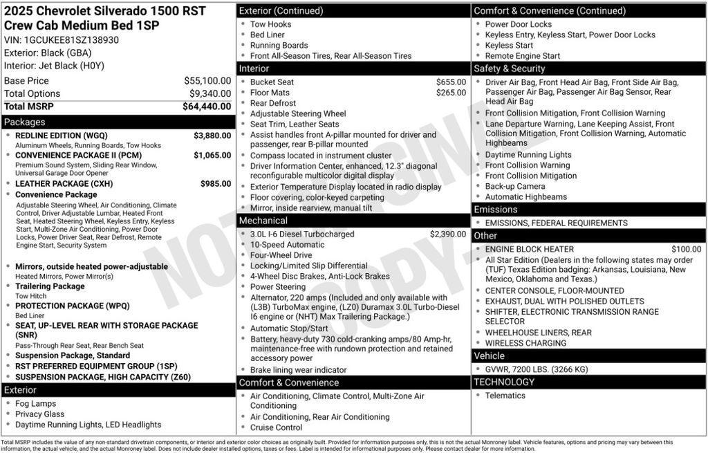 used 2025 Chevrolet Silverado 1500 car, priced at $51,293