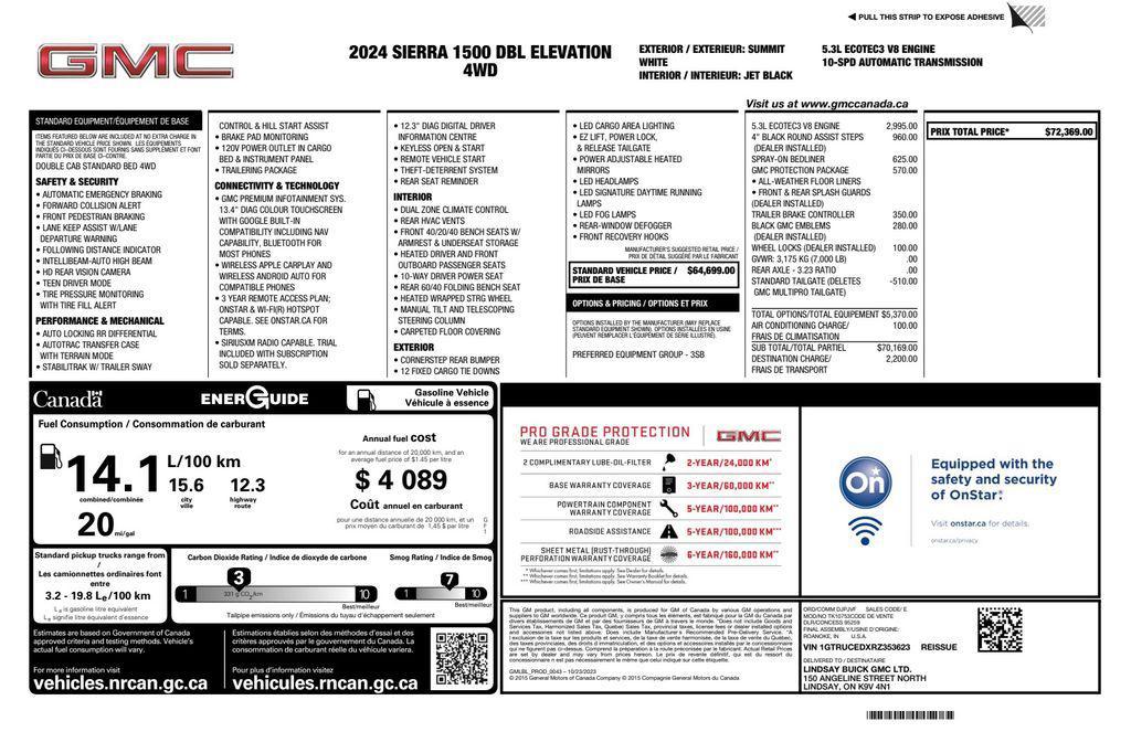 used 2024 GMC Sierra 1500 car, priced at $44,993