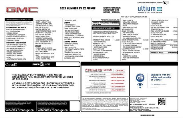 used 2024 GMC HUMMER EV Pickup car, priced at $98,899