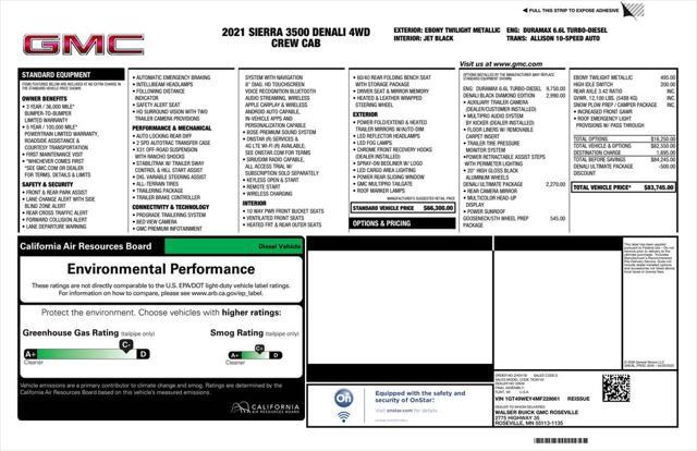 used 2021 GMC Sierra 3500 car, priced at $56,899