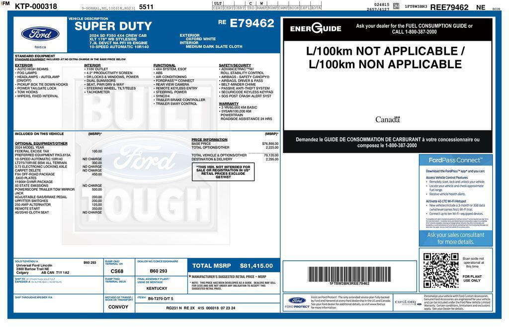 used 2024 Ford F-350 car, priced at $55,693