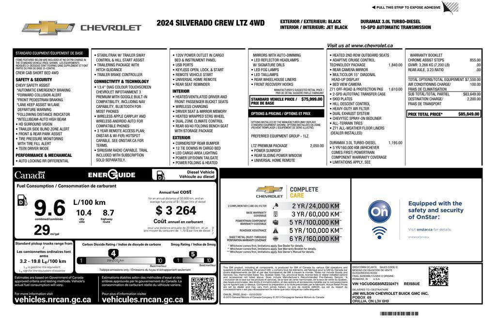 used 2024 Chevrolet Silverado 1500 car, priced at $51,993