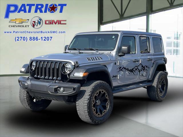 used 2021 Jeep Wrangler Unlimited car, priced at $32,000