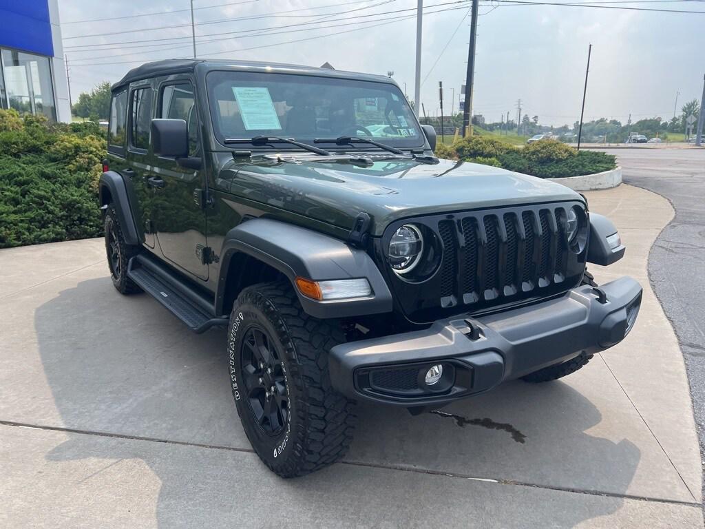used 2022 Jeep Wrangler car, priced at $33,995