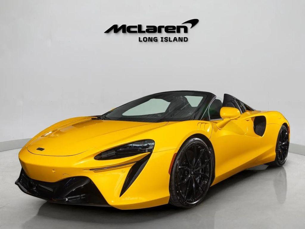 new 2025 McLaren Artura car, priced at $311,358