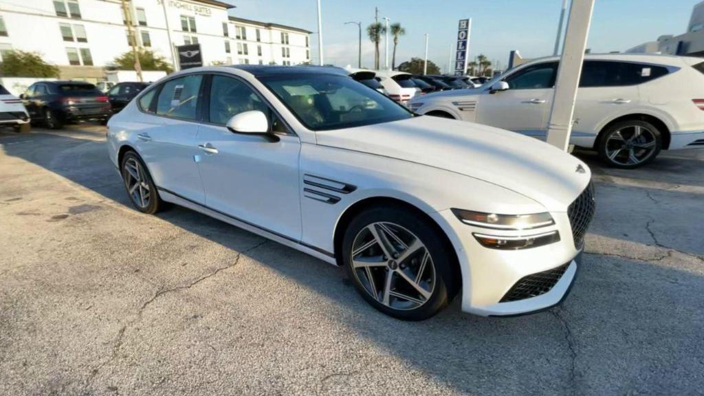new 2024 Genesis G80 car, priced at $56,000