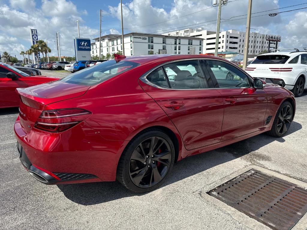 used 2022 Genesis G70 car, priced at $30,995