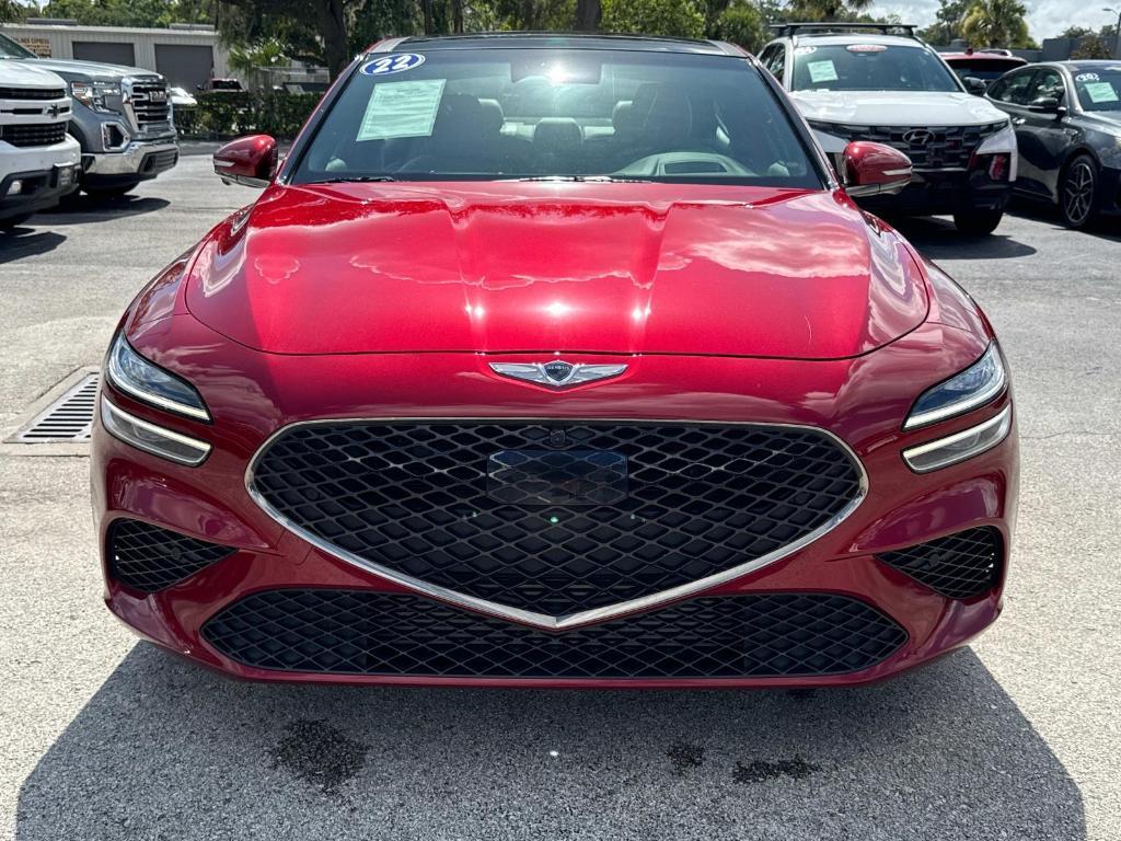 used 2022 Genesis G70 car, priced at $30,995
