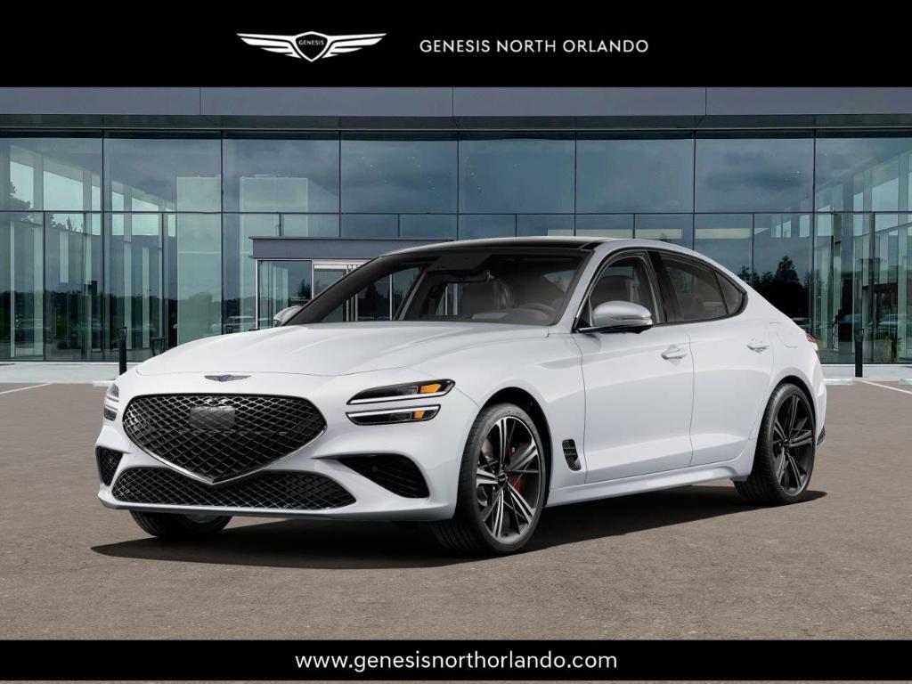 new 2025 Genesis G70 car, priced at $56,327