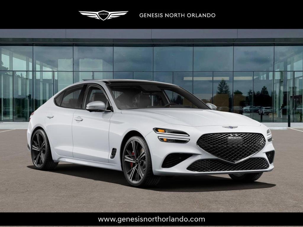 new 2025 Genesis G70 car, priced at $55,327