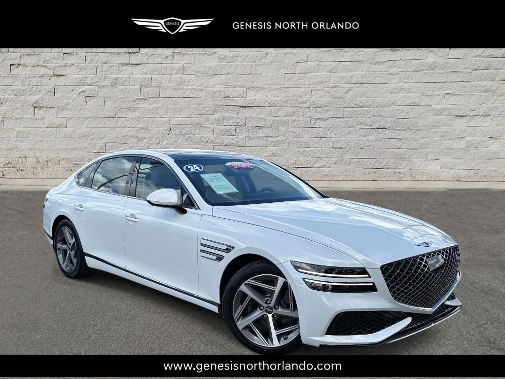used 2024 Genesis G80 car, priced at $52,995