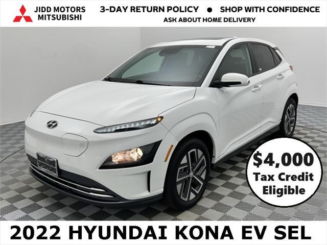 used 2022 Hyundai Kona EV car, priced at $19,979