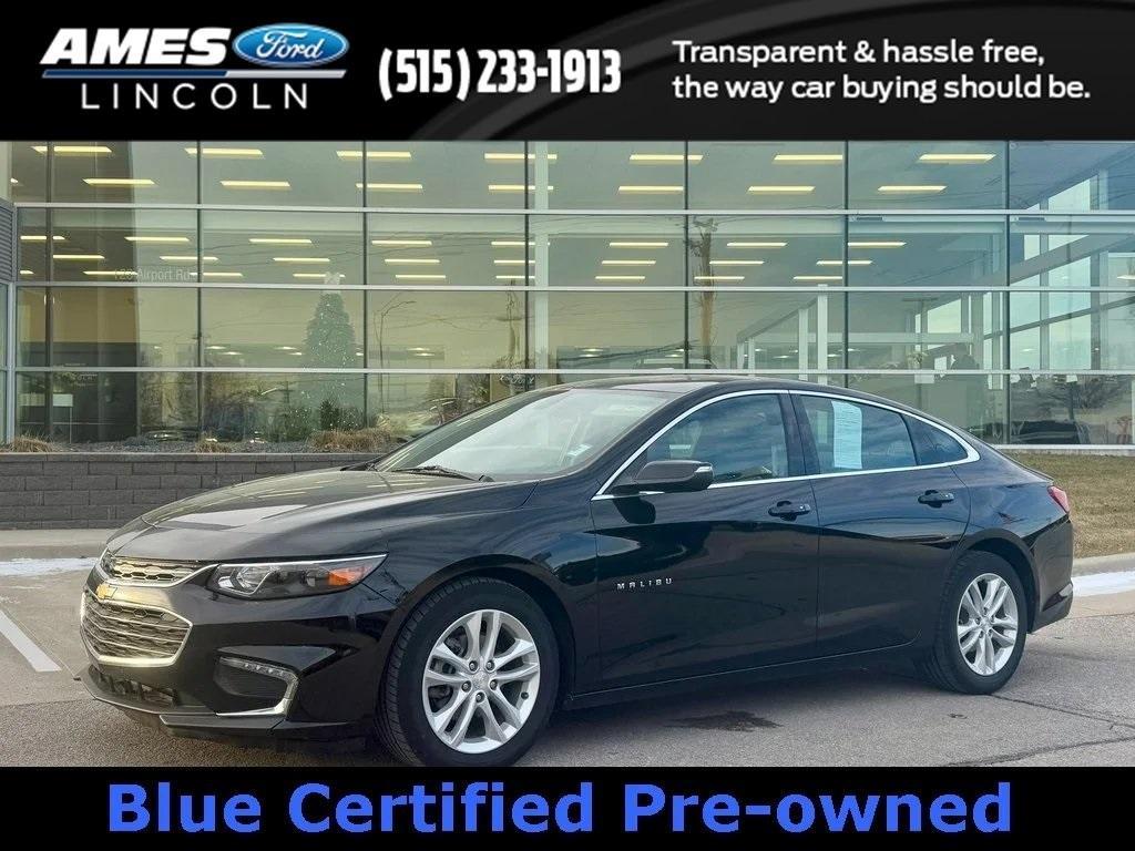 used 2018 Chevrolet Malibu car, priced at $16,428