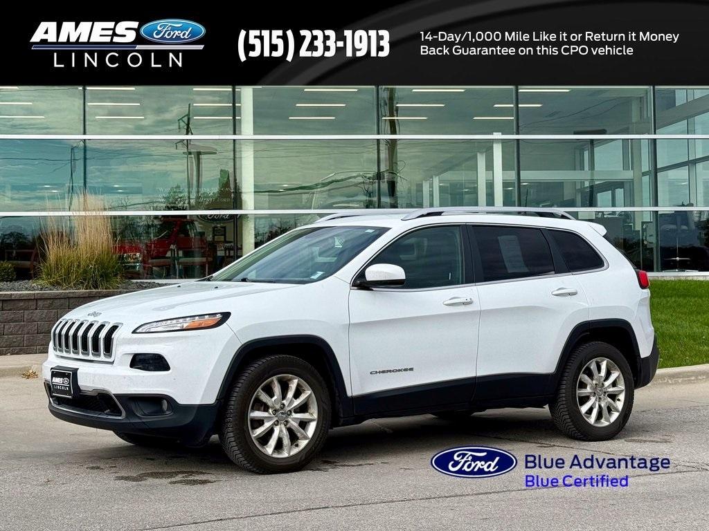 used 2016 Jeep Cherokee car, priced at $10,968